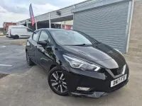 Used Nissan Micra Acenta 71 HP (52 kW) 2017 Black Hatchback