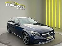 Used Mercedes C220 AMG line 194 HP (142 kW) 2020 Blue Estate