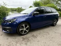 Begagnad Peugeot 308 GT-line 2018 Blå Kombi