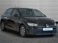 Used VW Polo Life 95 HP (69 kW) 2024 Black Hatchback