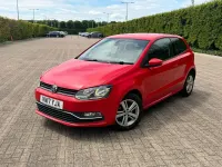 Used VW Polo Edition 60 HP (44 kW) 2017 Red Hatchback