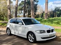 Used BMW 118 Sport Line 2010 White Hatchback
