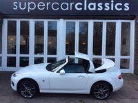 Used Mazda MX5 126 HP (92 kW) 2014 White Cabriolet