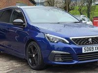 Used Peugeot 308 SW GT-line 129 HP (94 kW) 2019 Blue Estate