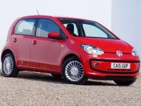 Used VW up! high up! 75 HP (55 kW) 2015 Red Hatchback