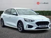 Used Ford Focus ST-Line 125 HP (91 kW) 2019 White Hatchback