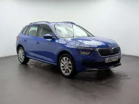 Usado Skoda Kamiq SE 110 HP (80 kW) 2022 Azul SUV