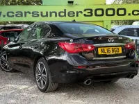 Used Infiniti Q50 Sport Tech 170 HP (125 kW) 2016 Black Sedan