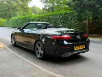 Used Mercedes E220 AMG line 2020 Black Cabriolet