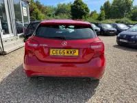 Used Mercedes A180 Sport Edition 122 HP (89 kW) 2015 Red Hatchback