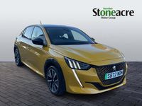 Used Peugeot e-208 Premium 100 kW (136 HP) 2023 Yellow Hatchback