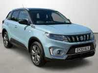 Used Suzuki Vitara SZ-T 129 HP (94 kW) 2023 Ice greyish blue / black roof SUV