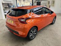 Used Nissan Micra N-Connecta 90 HP (66 kW) 2018 Orange Hatchback