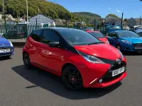 Used Toyota Aygo X-cite 68 HP (50 kW) 2017 Red Hatchback