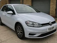 Used VW Golf VII SE 110 HP (80 kW) 2019 Silver Hatchback