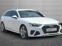 Used Audi A4 S-Line 204 HP (150 kW) 2024 Arkona white Estate