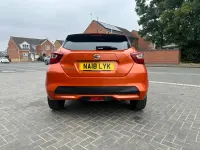 Used Nissan Micra N-Connecta 90 HP (66 kW) 2018 Orange Hatchback