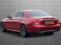 Used Mercedes E220 AMG Line Premium 194 HP (142 kW) 2018 Hyacinth red Sedan