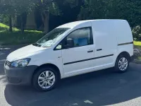 Used VW Caddy 75 HP (55 kW) 2012 White MPV
