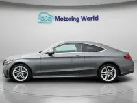 Usado Mercedes C220 AMG line 194 HP (142 kW) 2021 Cinzento Coupé