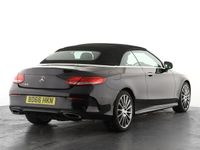 Used Mercedes C300 AMG line 2016 Black Cabriolet