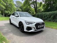 Begagnad Audi A3 S-Line 150 HK (110 kW) 2021 Vit Sedan