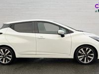 Used Nissan Micra Tekna 90 HP (66 kW) 2017 White Hatchback