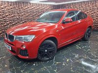 Used BMW X4 M Sport 190 HP (139 kW) 2015 Red SUV