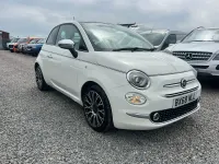 Used Fiat 500 Collezione 69 HP (50 kW) 2018 White Hatchback