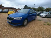 Used Skoda Fabia 75 HP (55 kW) 2020 Blue Hatchback