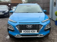 Used Hyundai Kona Premium 2018 Blue SUV
