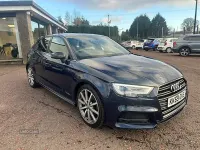 Used Audi A3 Black Edition 116 HP (85 kW) 2019 Blue Sedan