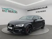 Used Audi A3 S-Line 184 HP (135 kW) 2015 Black Sedan