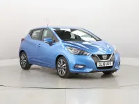 Used Nissan Micra Acenta 71 HP (52 kW) 2018 Blue Hatchback
