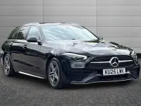 Used Mercedes C200 AMG line 221 HP (162 kW) 2025 Black Estate