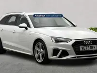 Used Audi A4 S-Line 204 HP (150 kW) 2023 White Estate