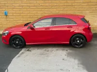 Used Mercedes A180 109 HP (80 kW) 2014 Red Hatchback