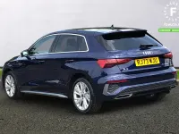 Used Audi A3 Sportback e-tron S-Line 2023 Blue Hatchback