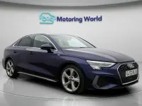 Used Audi A3 S-Line 150 HP (110 kW) 2022 Blue Sedan