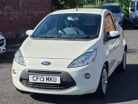 Used Ford Ka Zetec 69 HP (50 kW) 2013 White Hatchback
