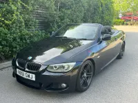 Begagnad BMW 320 Cabriolet Sport Line 2011 Svart Cab