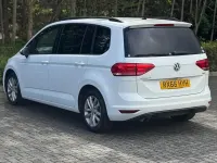 Used VW Touran SEL 150 HP (110 kW) 2016 White MPV