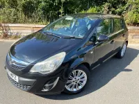 Used Vauxhall Corsa S 85 HP (62 kW) 2013 Black Hatchback