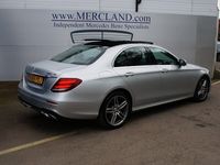 used Mercedes E220 E-Class 2016 (66) MERCEDES BENZAMG LINE PREMIUM SALOON DIESEL AUTO SILVER