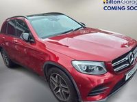 Used Mercedes GLC220 AMG Line Premium 170 HP (125 kW) 2017 Red Estate