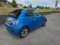 Used Fiat 500C S 2014 Blue Cabriolet