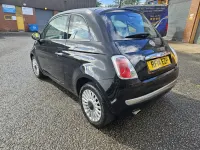 Used Fiat 500 Lounge 85 HP (62 kW) 2014 Black Hatchback