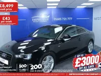 Used Audi A5 S-Line 190 HP (139 kW) 2016 Black Coupe
