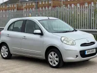 Używany Nissan Micra Acenta 2011 Srebrny Hatchback