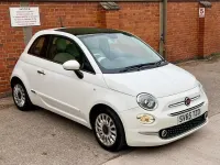 Used Fiat 500 Lounge 69 HP (50 kW) 2015 White Hatchback